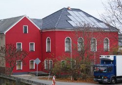 Ansicht des Wohnhauses